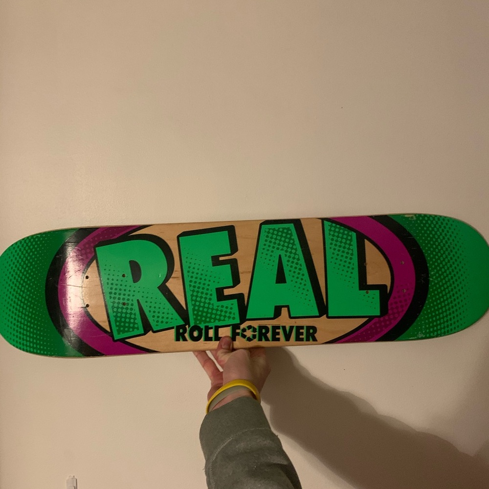 “Real” skateboard deck size 7.5